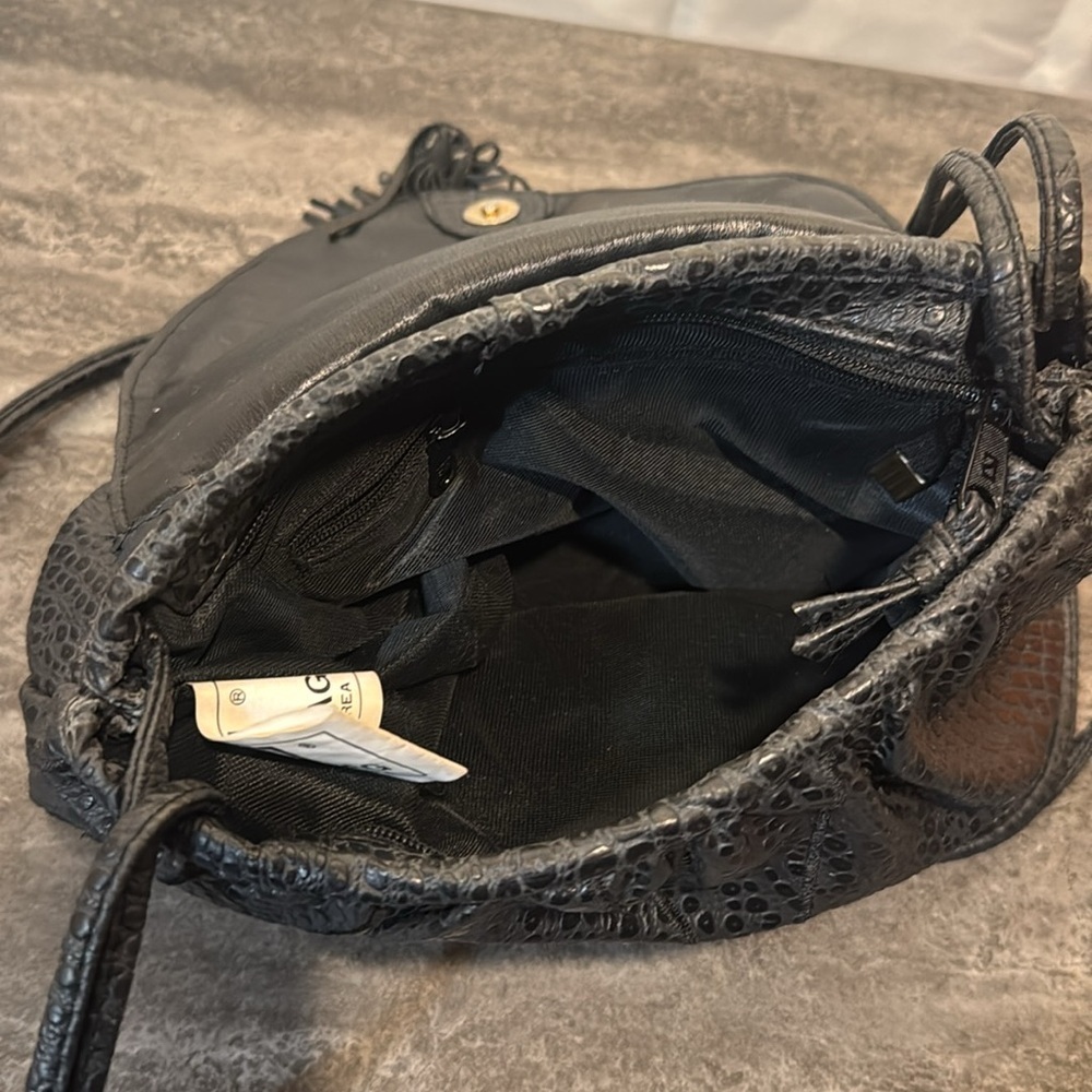 NAS Shoulder Bag. Crocodile  print - Picture 7 of 10